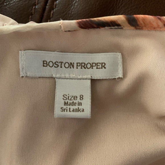 Boston Proper animal print dress - Picture 4 of 4